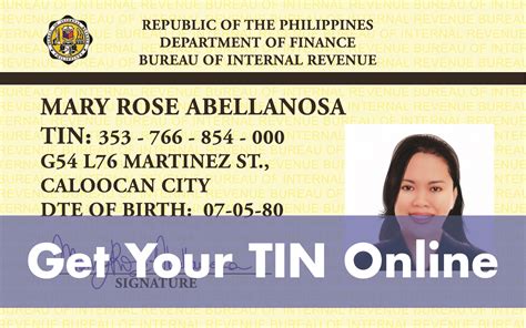 online tin number registration philippines.